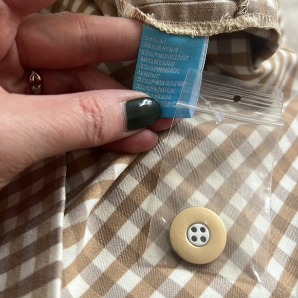 NWT J. Mclaughlin Paulson Gingham Dress 8 - Picture 6 of 8